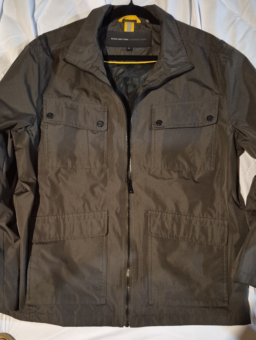 Marc New York Dark Gray Men's Military Field Jacket